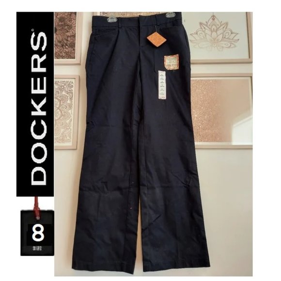 Dockers Pants - 🆕NWT Dockers Metro pants, navy blue, size 8